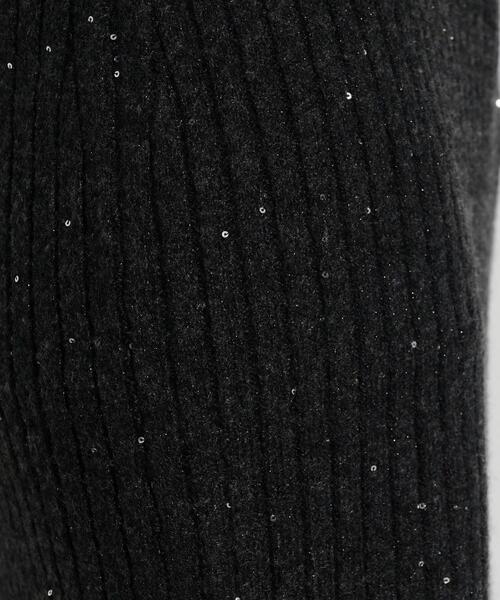 GALLEST（ギャレスト）の「ワイドリブニットスカート（スカート・レディース・チャコールグレー/ベージュ・36/38）」の19枚目の写真