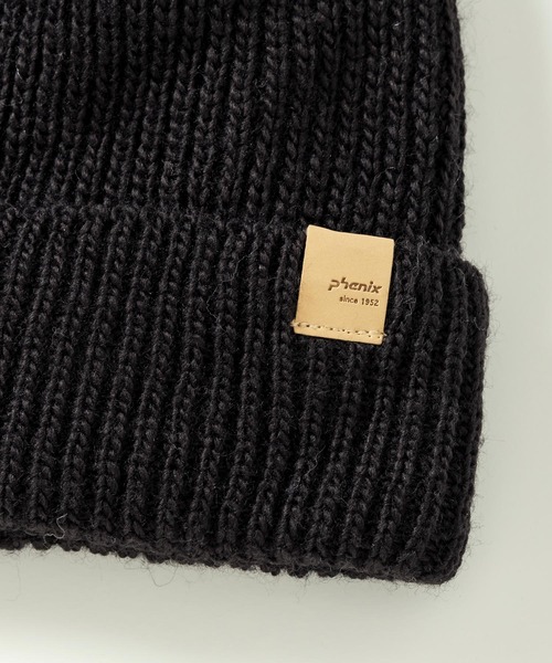 phenix(フェニックス)の「phenix(フェニックス)Mix Pompon Knit Watch ミックスポンポンニットハット/ニットキャップ レディース/ニット帽/スキー/ビーニー(ニットキャップ/ビーニー・レディース・ブラック/ターコイズブルー/ベージュ/ホワイト/ブラウン・ONE SIZE)」の9枚目の写真