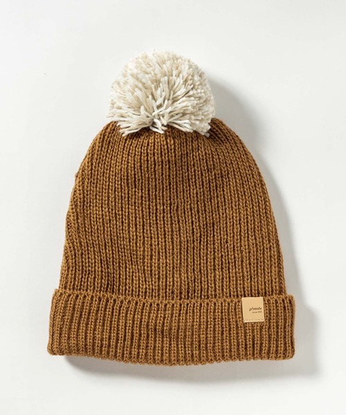 phenix(フェニックス)の「phenix(フェニックス)Mix Pompon Knit Watch ミックスポンポンニットハット/ニットキャップ レディース/ニット帽/スキー/ビーニー(ニットキャップ/ビーニー・レディース・ブラック/ターコイズブルー/ベージュ/ホワイト/ブラウン・ONE SIZE)」の10枚目の写真