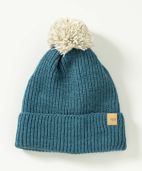 phenix(フェニックス)の「phenix(フェニックス)Mix Pompon Knit Watch ミックスポンポンニットハット/ニットキャップ レディース/ニット帽/スキー/ビーニー(ニットキャップ/ビーニー・レディース・ブラック/ターコイズブルー/ベージュ/ホワイト/ブラウン・ONE SIZE)」の13枚目の写真
