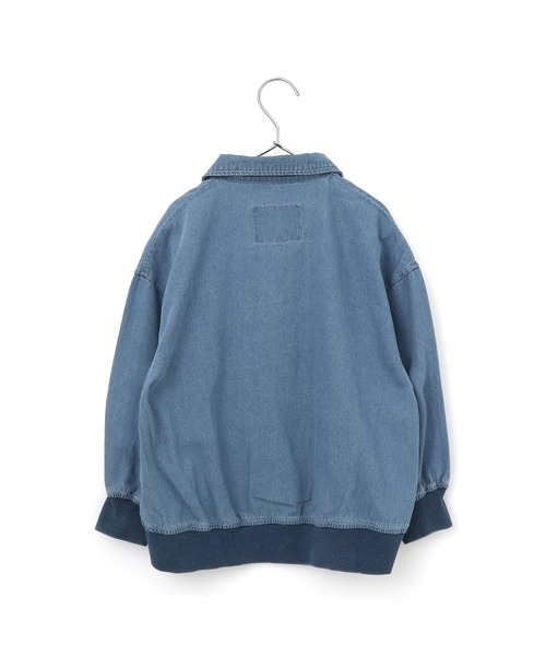 MAKE YOUR DAY（メイクユアデイ）の「デニムジャケット■150.160cm（デニムジャケット・キッズ・ネイビー/ブルー・150/160）」の8枚目の写真