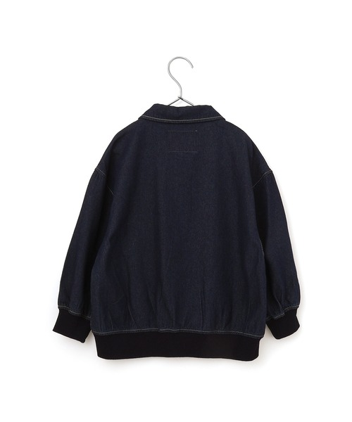 MAKE YOUR DAY（メイクユアデイ）の「デニムジャケット■150.160cm（デニムジャケット・キッズ・ネイビー/ブルー・150/160）」の9枚目の写真