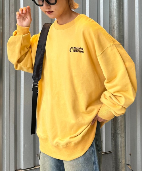 CIAOPANIC TYPY（チャオパニックティピー）の「フロッキーロゴリントスウェット（Tシャツ/カットソー・レディース・グレー/ブラック/グリーン/イエロー・MEDIUM/LARGE）」の11枚目の写真