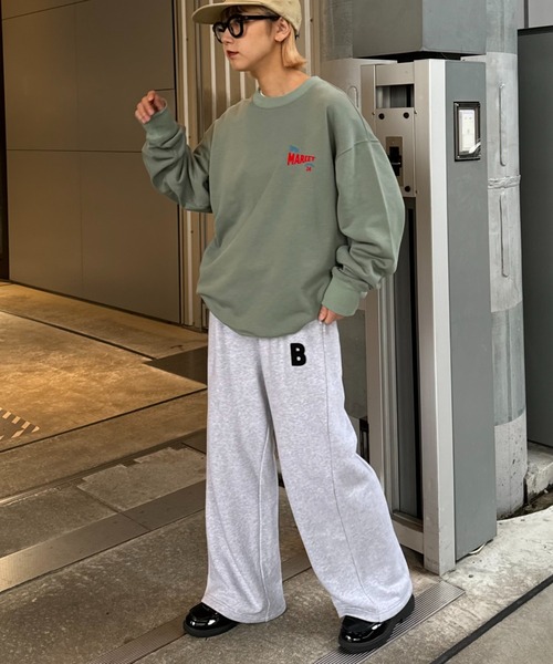 CIAOPANIC TYPY（チャオパニックティピー）の「フロッキーロゴリントスウェット（Tシャツ/カットソー・レディース・グレー/ブラック/グリーン/イエロー・MEDIUM/LARGE）」の10枚目の写真