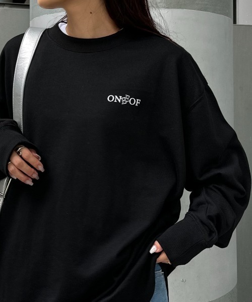 CIAOPANIC TYPY（チャオパニックティピー）の「フロッキーロゴリントスウェット（Tシャツ/カットソー・レディース・グレー/ブラック/グリーン/イエロー・MEDIUM/LARGE）」の19枚目の写真