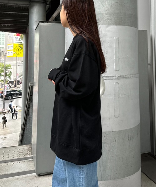 CIAOPANIC TYPY（チャオパニックティピー）の「フロッキーロゴリントスウェット（Tシャツ/カットソー・レディース・グレー/ブラック/グリーン/イエロー・MEDIUM/LARGE）」の20枚目の写真