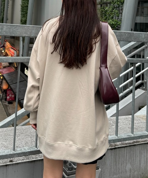 CIAOPANIC TYPY（チャオパニックティピー）の「フロッキーロゴリントスウェット（Tシャツ/カットソー・レディース・グレー/ブラック/グリーン/イエロー・MEDIUM/LARGE）」の16枚目の写真