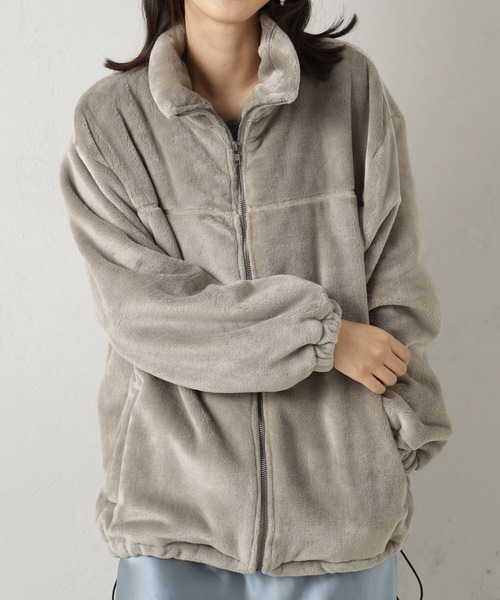 FOUND GOOD（ファウンドグッド）の「ブランケットブルゾン（Tシャツ/カットソー・レディース・ベージュ/ブラウン系8/グレー系8/アイボリー・L/M/S）」の14枚目の写真