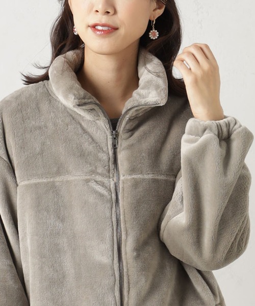 FOUND GOOD（ファウンドグッド）の「ブランケットブルゾン（Tシャツ/カットソー・レディース・ベージュ/ブラウン系8/グレー系8/アイボリー・L/M/S）」の16枚目の写真