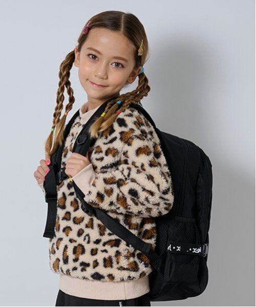 X-girl Stages（エックスガールステージス）の「カラフルロゴフラッフィートレーナー（スウェット・キッズ・ブラック/アイボリー/マルチ・130cm/140cm/80ｃｍ/90cm/110cm/100cm/120cm）」の16枚目の写真