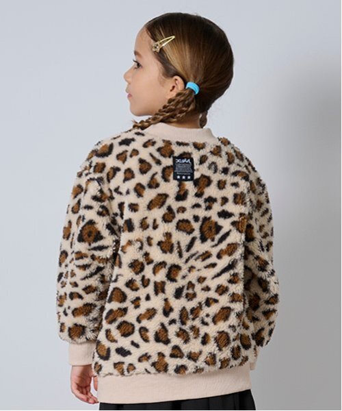 X-girl Stages（エックスガールステージス）の「カラフルロゴフラッフィートレーナー（スウェット・キッズ・ブラック/アイボリー/マルチ・130cm/140cm/80ｃｍ/90cm/110cm/100cm/120cm）」の17枚目の写真