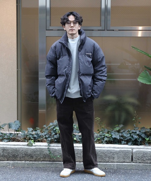 CONVERSE(コンバース)の「CONVERSE(コンバース)【メンズ】3段切替え中綿ジャケット(ブルゾン・メンズ・ダークグレー/ブラック・XL/L/M)」の7枚目の写真
