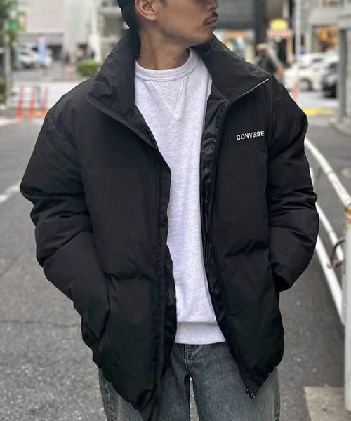 CONVERSE(コンバース)の「CONVERSE(コンバース)【メンズ】3段切替え中綿ジャケット(ブルゾン・メンズ・ダークグレー/ブラック・XL/L/M)」の17枚目の写真