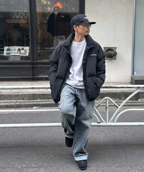 CONVERSE(コンバース)の「CONVERSE(コンバース)【メンズ】3段切替え中綿ジャケット(ブルゾン・メンズ・ダークグレー/ブラック・XL/L/M)」の20枚目の写真