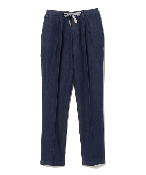 BEAMS F 購入 DEVORE デヴォレ ライトコットン パンツ 別注】DEVORE Incipit / コットンヘンプ デニム 2プリーツ
