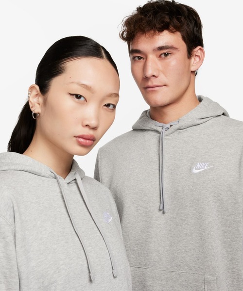 NIKE(ナイキ)の「《セットアップ対応商品》ナイキ スポーツウェア クラブ メンズ プルオーバー パーカー / Nike Sportswear Club Men's Pullover Hoodie CZ7858-063 Dark Grey Heather(パーカー・メンズ・グレー系その他・L/2XL/M/S/XL)」の4枚目の写真