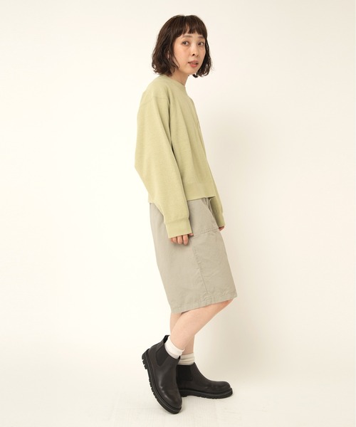 RNA-N（アールエヌエーエヌ）の「M2384 ブークレーポンチロゴプルオーバー（Tシャツ/カットソー・レディース・グレイッシュベージュ/グリーン/パープル・FREE）」の22枚目の写真