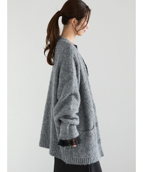 Te chichi（テチチ）の「ブークレーニットカーディガン（カーディガン/ボレロ・レディース・オフホワイト/ブルー/グレー・F）」の13枚目の写真