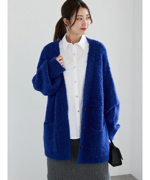 Te chichi（テチチ）の「ブークレーニットカーディガン（カーディガン/ボレロ・レディース・オフホワイト/ブルー/グレー・F）」の19枚目の写真