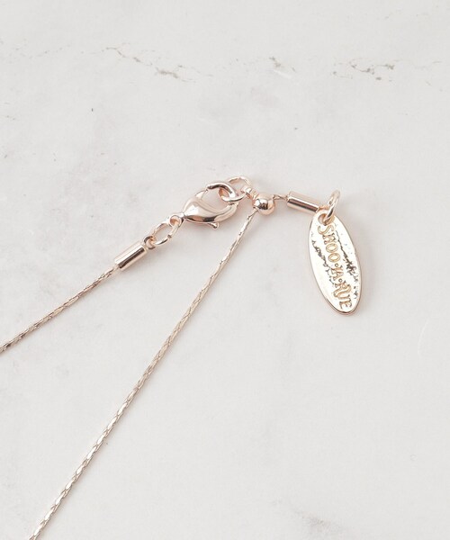 SHOO・LA・RUE（シューラルー）の「◆ダブルリングネックレス（ネックレス・レディース・ゴールド/ピンクゴールド/シルバー・00）」の7枚目の写真