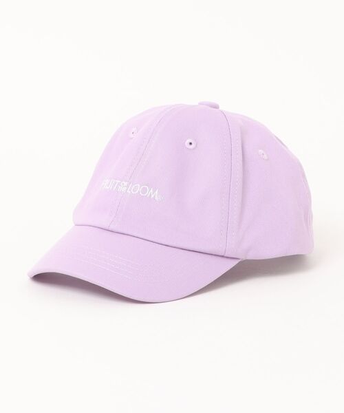 FRUIT OF THE LOOM(フルーツオブザルーム)の「【FRUIT OF THE LOOM】EX KIDS LOGO CAP/ロゴキャップ/キッズ(キャップ・キッズ・ブルー/ブラック/ベージュ/パープル/イエロー/ピンク/グリーン/ホワイト・FREE)」の6枚目の写真