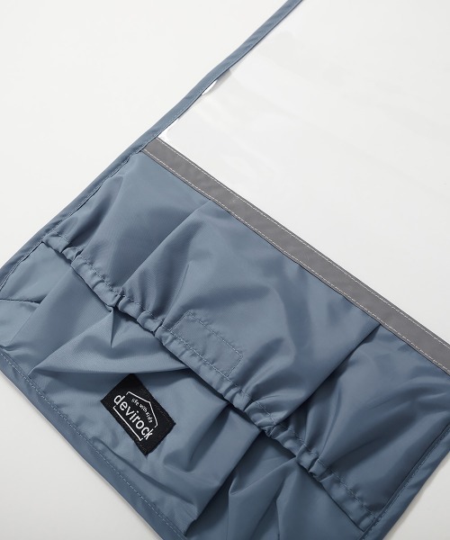 devirock（デビロック）の「収納できるマチポケット付き 撥水 透明ランドセルカバー（ランドセル・キッズ・グレイッシュベージュ/ブルー系1/ネイビー/グリーン系/パープル系1/ピンク系・ONE SIZE）」の12枚目の写真