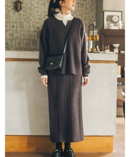 セール】リブ イン コンフォート くぼっち☆とコラボ 上品ケーブル編み