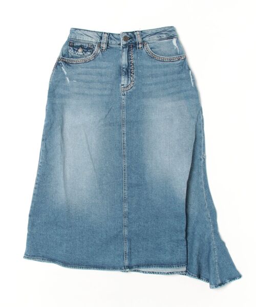 Desigual（デシグアル）の「LAUGI デニムスカートひざ丈（デニムスカート・レディース・ブルー・XS/S/M/L/XL）」の7枚目の写真