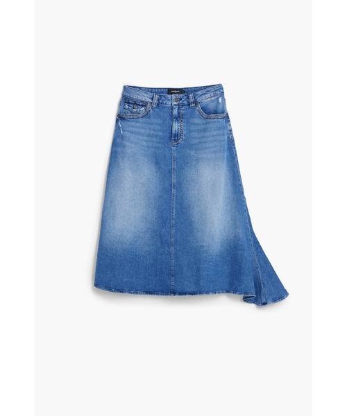 Desigual（デシグアル）の「LAUGI デニムスカートひざ丈（デニムスカート・レディース・ブルー・XS/S/M/L/XL）」の8枚目の写真