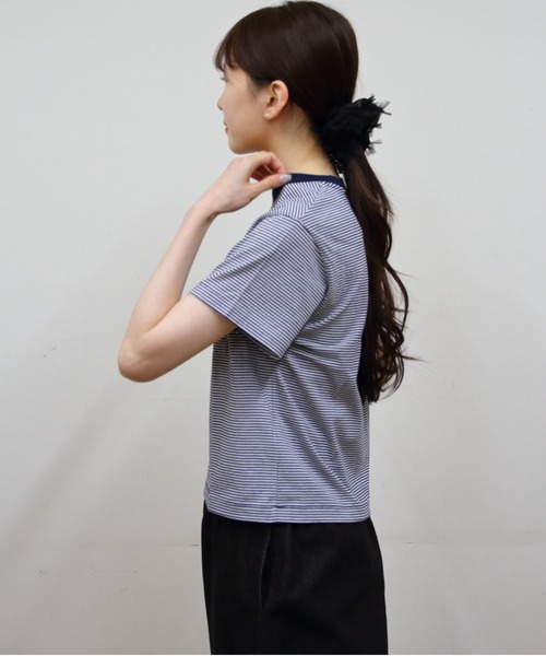 DANTON/ダントン ショートTEEシャツ ボーダー T/C SHORT T-SHIRTBORDER