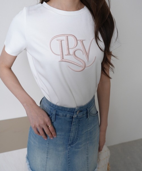 リップサービス LIP SERVICE カーブロゴTシャツ （ブラック） LIP SERVICE（リップサービス）｜ カーブロゴTシャツ アイテムの