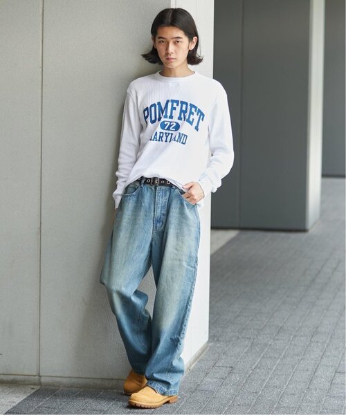 B.C STOCK（ベーセーストック）の「《追加2》[B.A.C.D]ワイドストレートデニム（デニムパンツ・メンズ・ブルー系その他/ブルー/ブラック系その他/ライトブルー・MEDIUM/SMALL/LARGE）」の8枚目の写真