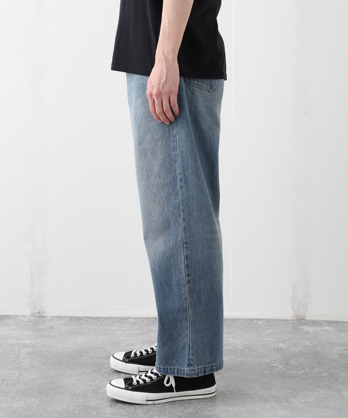 B.C STOCK（ベーセーストック）の「《追加2》[B.A.C.D]ワイドストレートデニム（デニムパンツ・メンズ・ブルー系その他/ブルー/ブラック系その他/ライトブルー・MEDIUM/SMALL/LARGE）」の20枚目の写真