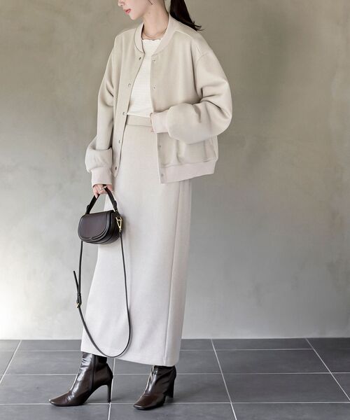 ブルゾン×セミタイトスカートセットアップ（セットアップ）｜rps