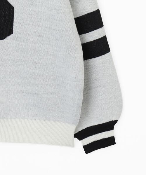 WEGO（ウィゴー）の「WEGO/ナンバリングジャガードVネックニット（ニット/セーター・レディース・アイボリー/ネイビー/ホワイト・FREE）」の17枚目の写真