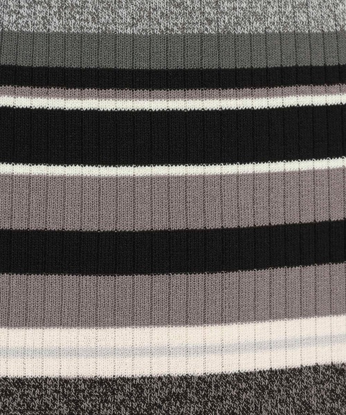 LEPSIM（レプシィム）の「12ゲージマルチボーダースカート　290073（スカート・レディース・グリーン/テラコッタ/ブラック・FREE）」の13枚目の写真