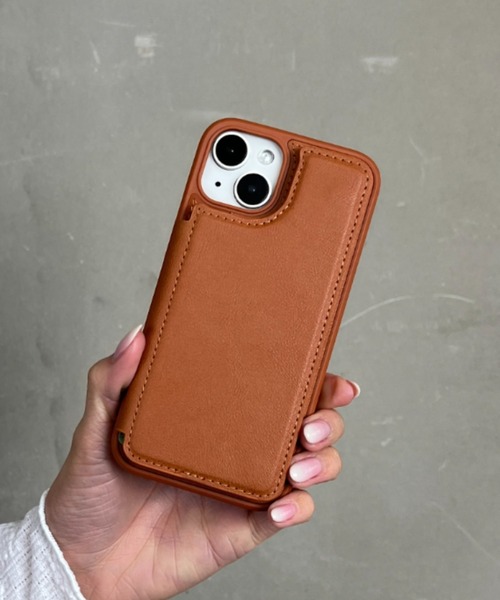 セール】合成皮革 背面ケース 手帳型 マット カード収納 耐衝撃 TPU