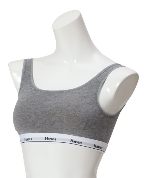 HANES（ヘインズ）の「【HANES/ヘインズ】SOFT BRA（スポーツブラ・レディース・ブルー/ヘザーグレー/ブラック・M/L）」の3枚目の写真