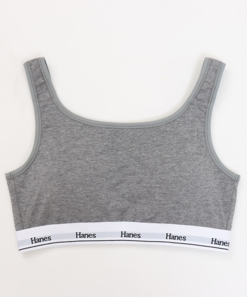 HANES（ヘインズ）の「【HANES/ヘインズ】SOFT BRA（スポーツブラ・レディース・ブルー/ヘザーグレー/ブラック・M/L）」の7枚目の写真