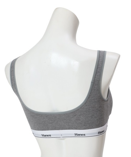HANES（ヘインズ）の「【HANES/ヘインズ】SOFT BRA（スポーツブラ・レディース・ブルー/ヘザーグレー/ブラック・M/L）」の5枚目の写真