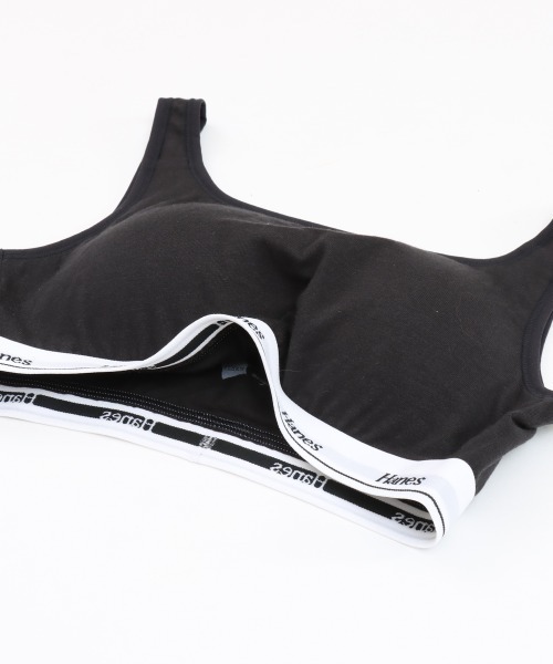 HANES（ヘインズ）の「【HANES/ヘインズ】SOFT BRA（スポーツブラ・レディース・ブルー/ヘザーグレー/ブラック・M/L）」の12枚目の写真