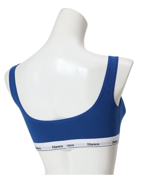 HANES（ヘインズ）の「【HANES/ヘインズ】SOFT BRA（スポーツブラ・レディース・ブルー/ヘザーグレー/ブラック・M/L）」の6枚目の写真