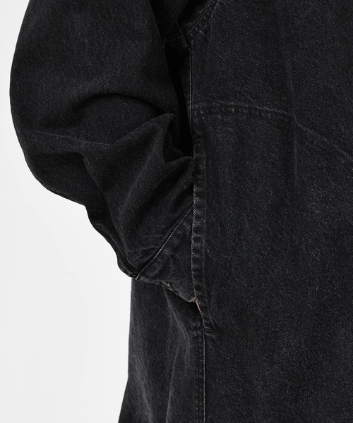 LAD MUSICIAN(ラッドミュージシャン)の「14oz DENIM SHIRT JACKET(デニムジャケット・メンズ・ブラック系・42/44/46)」の6枚目の写真