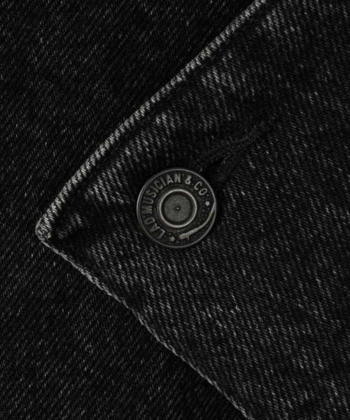 LAD MUSICIAN(ラッドミュージシャン)の「14oz DENIM SHIRT JACKET(デニムジャケット・メンズ・ブラック系・42/44/46)」の8枚目の写真