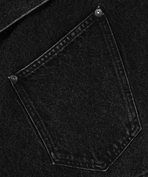 LAD MUSICIAN(ラッドミュージシャン)の「14oz DENIM SHIRT JACKET(デニムジャケット・メンズ・ブラック系・42/44/46)」の9枚目の写真