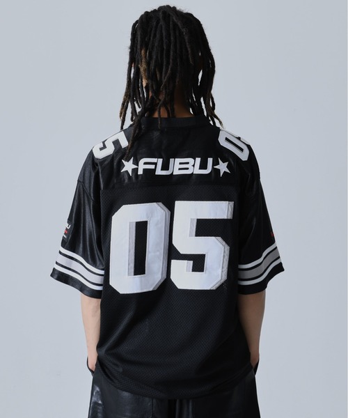 FUBU( フブ)の「FUBU フブ ブランド ロゴ チーム ワッペン 刺繍 アメカジ Vネック 半袖 シャツ ゲームシャツ(その他トップス・メンズ・サックスブルー/ブラック/ホワイト/レッド・L/XXL/XL/M)」の16枚目の写真