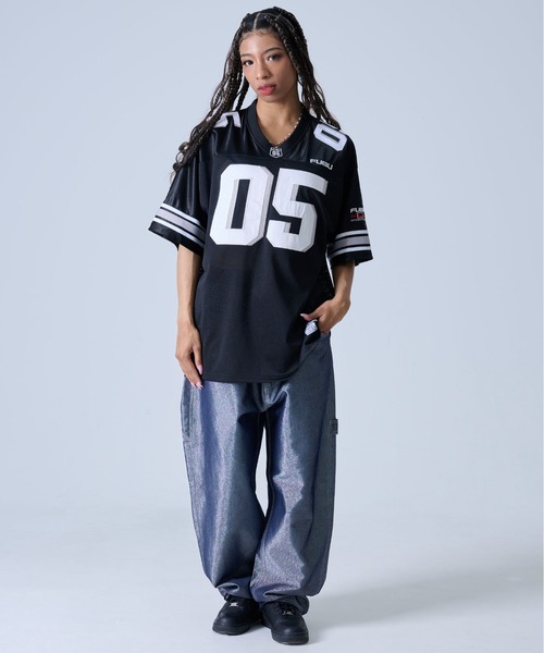 く*か様 【FUBU】ゲームシャツ　ニットスウェット 楽天市場】【11日までクーポンで20%OFF】 FUBU フブ ゲーム