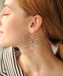 ANOH | フラワーフープピアス(ピアス（両耳用）)