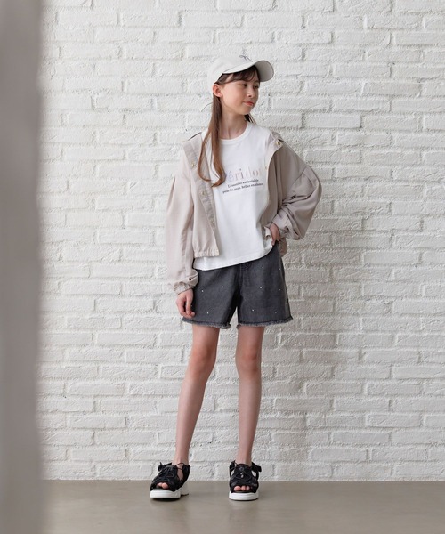 GLOBAL WORK（グローバルワーク）の「ズットパットパーカー/147419（マウンテンパーカー・キッズ・ベージュ/ブラック/オフホワイト/ブルー/チェック/ブルー系その他4・130cm/140cm/160cm/150cm）」の4枚目の写真