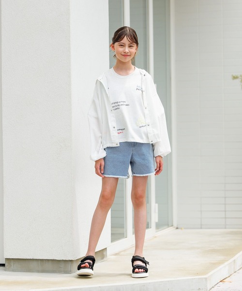 GLOBAL WORK（グローバルワーク）の「ズットパットパーカー/147419（マウンテンパーカー・キッズ・ベージュ/ブラック/オフホワイト/ブルー/チェック/ブルー系その他4・130cm/140cm/160cm/150cm）」の7枚目の写真